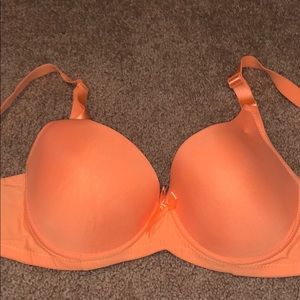 Orange 34D bra
